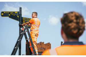 Renovatie voetgangersbewegwijzering Harderwijk