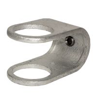 Tubeclamp type L160E open 90°-stuk t.b.v. Ø 60mm