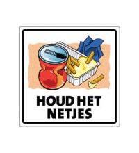 Buurtbord 2.01 houd 't netjes (Ovidius)