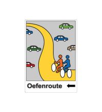 Buurtbord 4.04 oefenroute links (Ovidius)