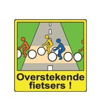 Buurtbord 4.06 overstekende fietsers (Ovidius)