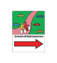 Buurtbord 4.05 schoolverkeersexamen rechts (Ovidius)