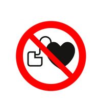 ISO P007 Verbod voor personen met pacemaker