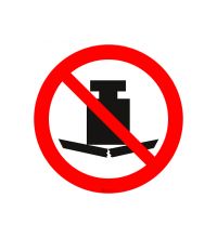 ISO P012 Geen zware last plaatsen