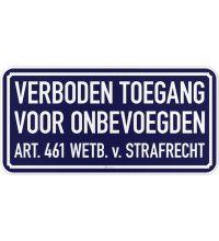 VT02b Verboden toegang voor onbevoegden