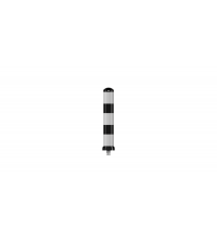Pole Cone Big zwart/wit, 130x800mm, M16 anker