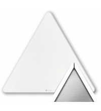Driehoek bord - met blanco reflecterende folie