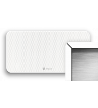 Rechthoek bord - met blanco reflecterende folie