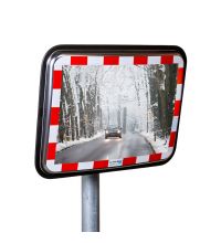 Verkeersspiegel RVS - BSM Anticondens en antivries 800x600mm, vorstvrij