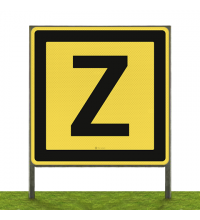 Frame voor kabel-, zinkerbord 300x300mm