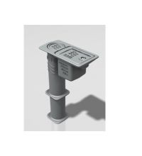PipeLock® Budget/Camlock excl. poer 76x76mm, hoogte 300mm
