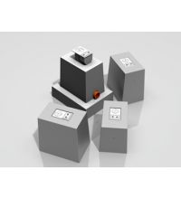 PipeLock® EVO baseline incl poer tot Ø76mm Ø48mm, hoogte 600mm