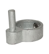 Tubeclamp type L140D klemring hekscharnier M t.b.v. Ø 48mm,D