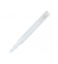 Harpoenpaal met 1 witte prisma reflector 115mm x 1200mm