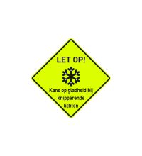 Ice Guardian LET OP! Fluor 500 x 500mm , Ultimate Signing (10 jaar) Fluor