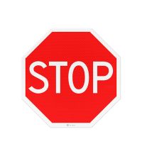 Signface Wit  Achth. 690x690mm S RVV B07 US20