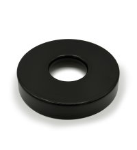 Bovenkap verkeerszuil zwart Ø 76mm