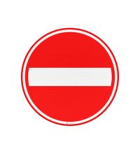 Signface Rood  Rond 590mm S RVV C02 US20