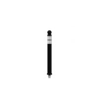 Pole Cone City® DK-7 Ball top - 80x870mm - zwart/wit
