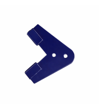 Ezelsoor aluminium, RAL5013 (t.b.v. rechthoek)