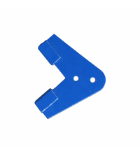 Ezelsoor aluminium, RAL5017 (t.b.v. rechthoek)