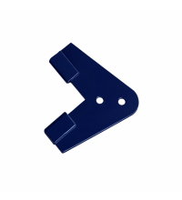 Ezelsoor aluminium, RAL5022 (t.b.v. rechthoek)