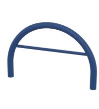 Pierre Pencil© Geleideboog met dwarsligger 1000mm diam 101mm. Dwarsligger rond 48mm., RAL3020 rood