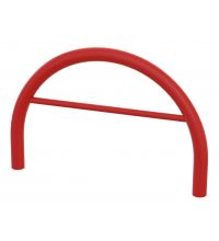 Pierre Pencil© Geleideboog met dwarsligger 1000mm diam 101mm. Dwarsligger rond 48mm., RAL3020 rood