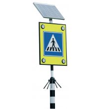 Voetgangersdisplay L02, 800x1000mm DOR DG3 Fluor 4xLED 80mm