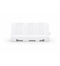 Kunststof barrier Hoog 1200x400x800 kleur wit