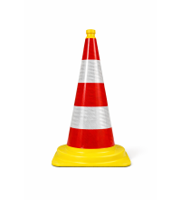 Molan kegel RAL 1016 750mm r/w Flexible kl.III