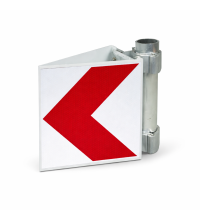 BB14 Bochtreflectorpaal en kop 200x200mm,1500mm, Dubbelzijdig US20