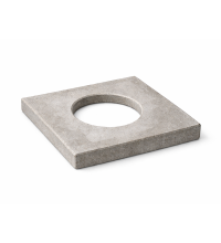 Pastegel tbv TTP-ø175 GRIJS 300x300x60mm grijs