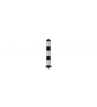Pole Cone Traffic® LS -  130x800mm - zwart/wit
