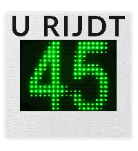 Snelheidsdisplay GR36CL compleet