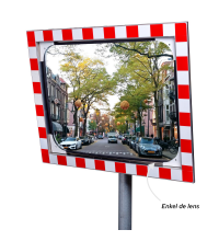 Lens t.b.v. verkeersspiegel veiligheidsglas 800x600mm