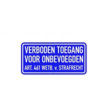 VT02 Verboden toegang voor onbevoegden