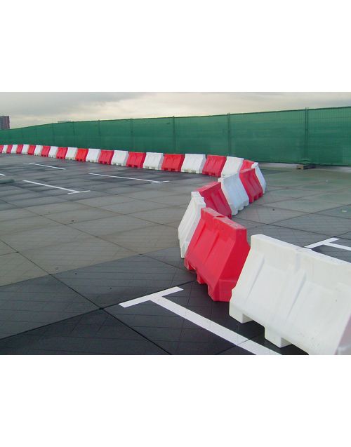 Kunststof barriers 1000x500x500mm, rood