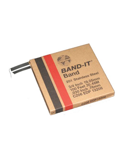Band-it RVS band 3/4" type C206 19,1x0, 76mm (bxd)