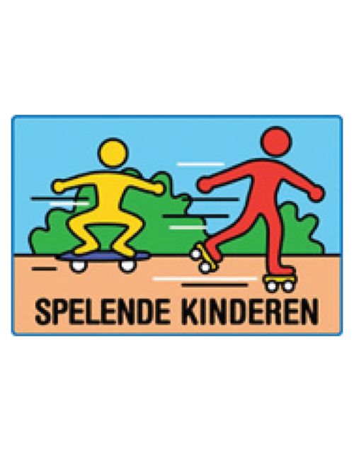 Buurtbord 4.02 spelende kinderen (Ovidius)