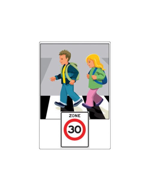 Buurtbord 7.05 schoolzone 30 (Ovidius)