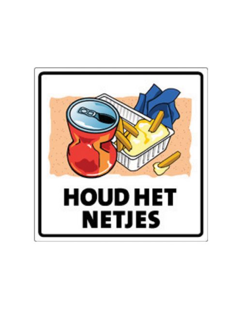 Buurtbord 2.01 houd 't netjes (Ovidius)