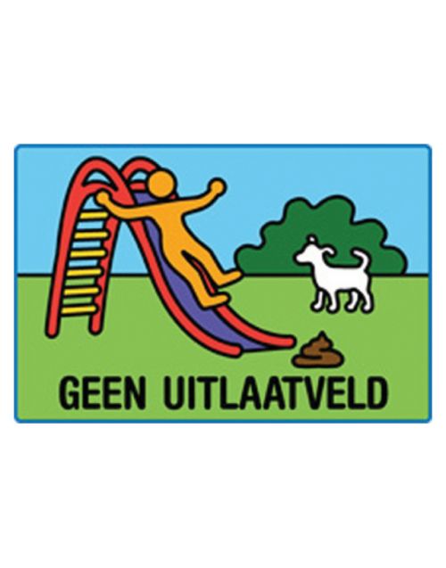 Buurtbord 4.01 geen uitlaatveld (Ovidius)