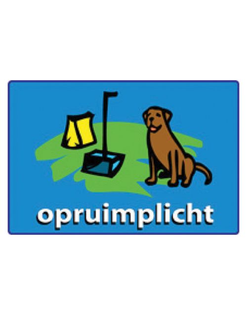 Buurtbord 9.03 opruimplicht (Ovidius)