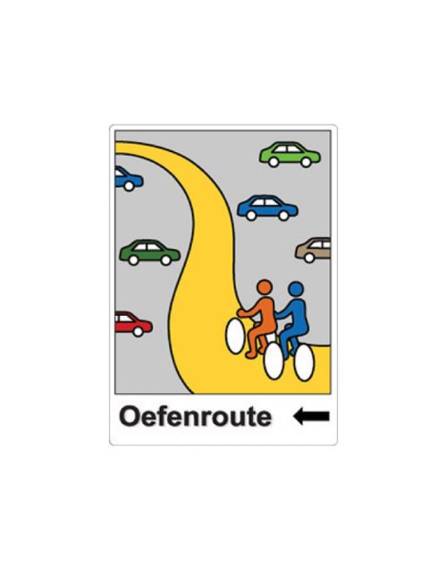 Buurtbord 4.04 oefenroute links (Ovidius)