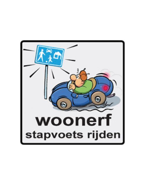 Buurtbord S.10 woonerf cabrio (Ovidius)