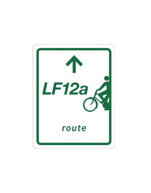 Landelijke fietsroute bord