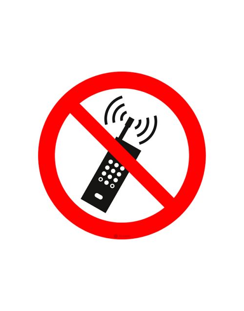 ISO P013 Draagbare telefoon verboden