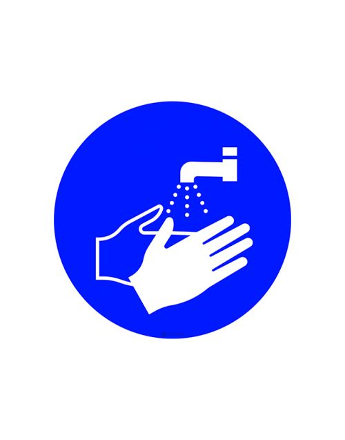 ISO M011 Handen wassen verplicht