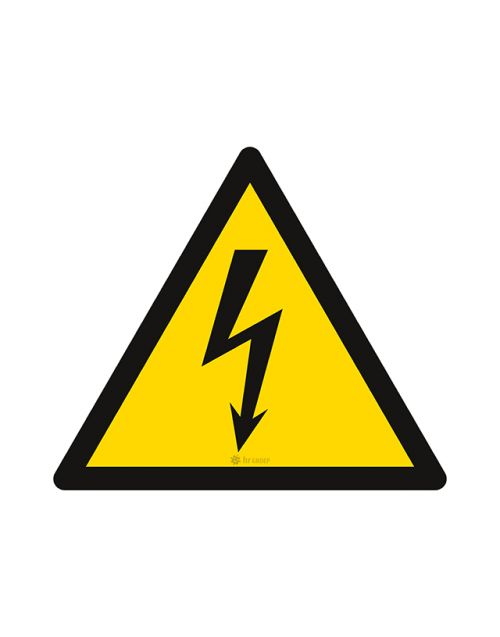 ISO W012 Gevaarlijke elektrische spanning